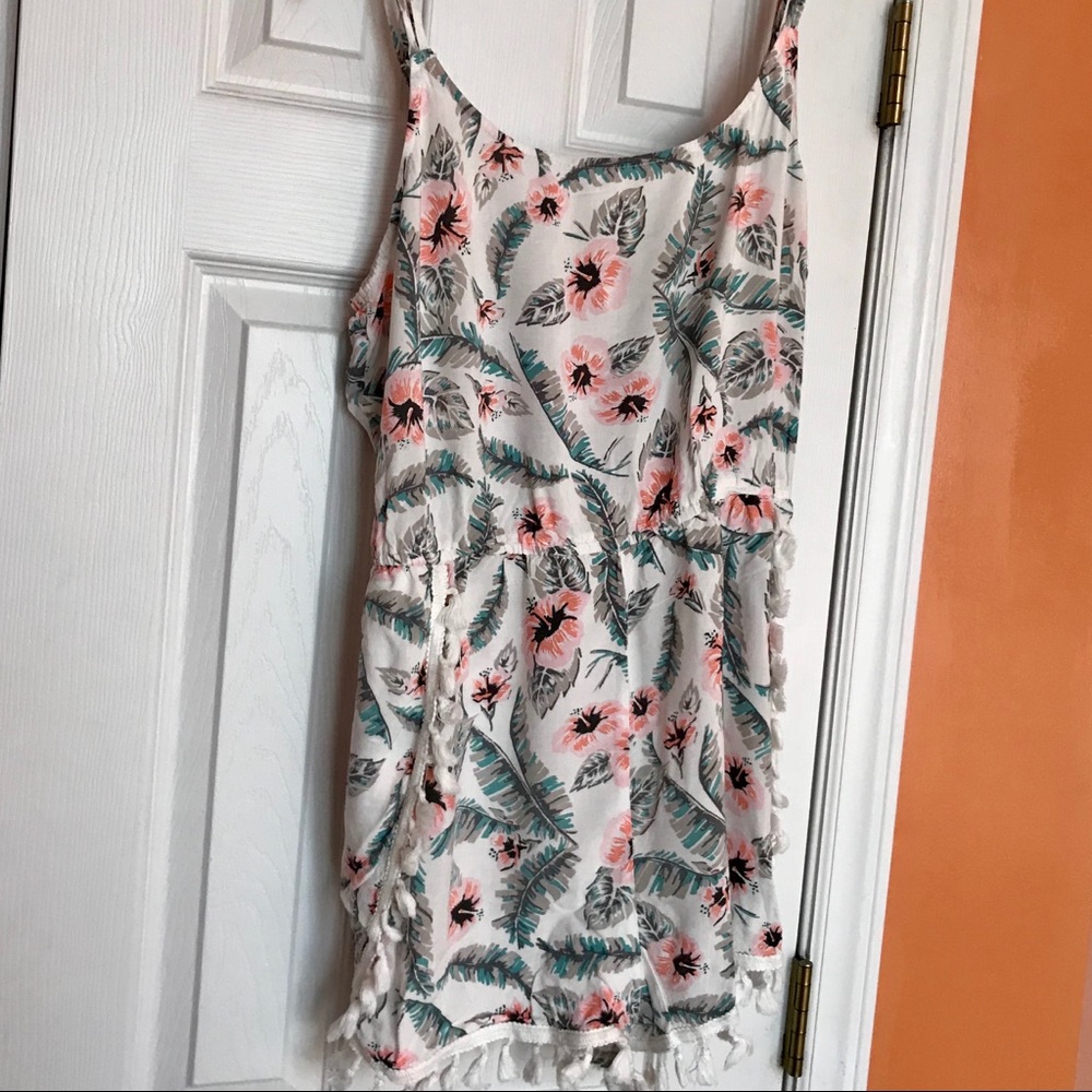 Bethany Mota Limited Edition Floral Tassel Romper